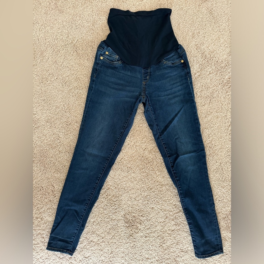 Luxe Essentials Denim maternity skinny jeans